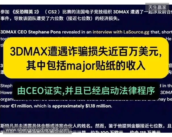 3DMAX在2025年初遭遇诈骗,损失金额约100万美元 3DMAX在2025年初遭遇诈骗,损失金额约100万美元