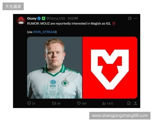 爆料:MOUZ有意引入Magisk出任指挥,Brollan或将下放 爆料:MOUZ有意引入Magisk出任指挥,Brollan或将下放